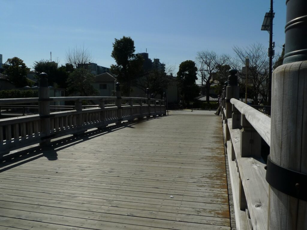 新川に架かる橋