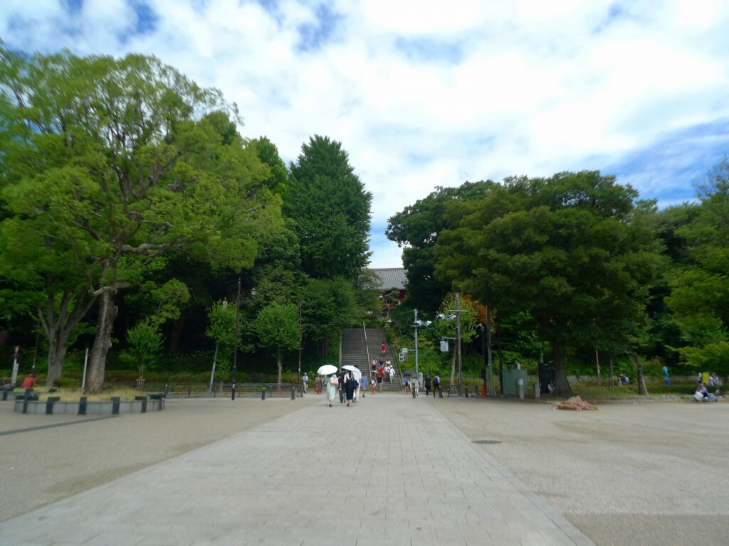 上野清水堂　石段