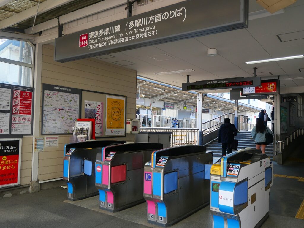 東急多摩川線　武蔵新田駅